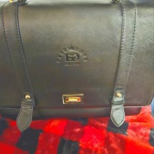 EaseGave Black business laptop tote bag 15.6 inch Sleek finish